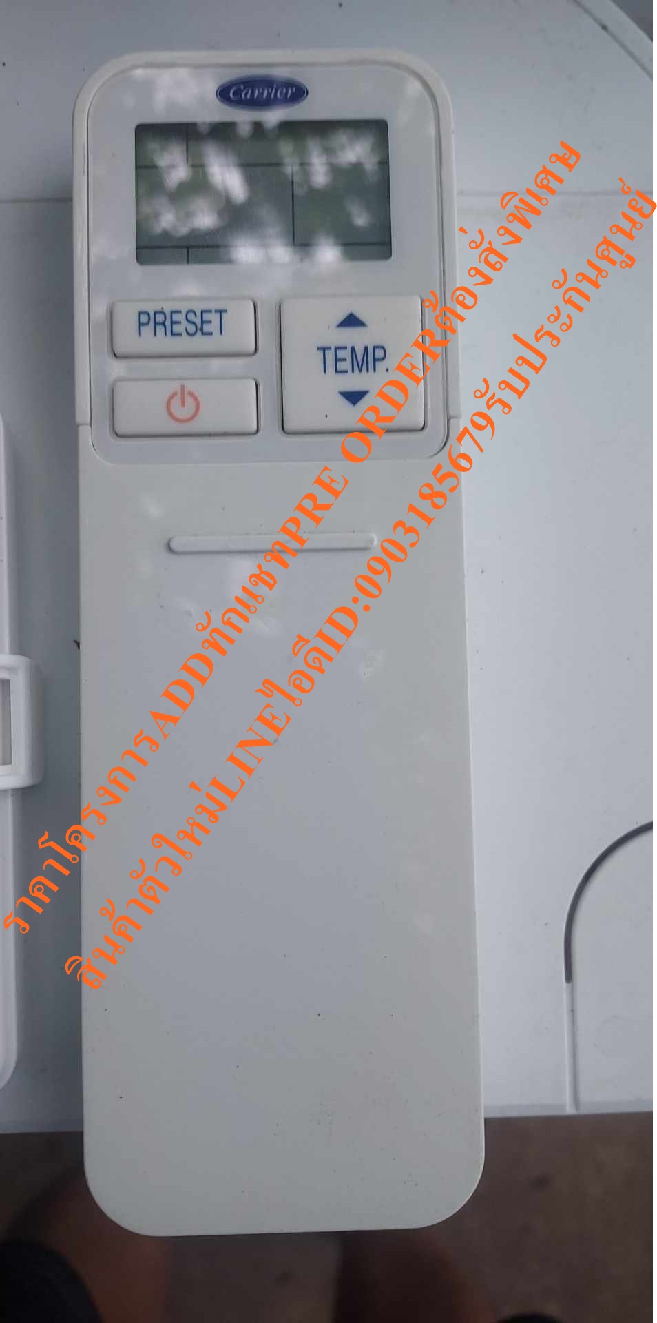 ของแท้CARRIERรีโมทแอร์แคเรียWC-TA03NEรหัส43T66354รีโมทคอนโทรลแท้จากศูนย์ฯตรงรุ่น42TVGS010,42TSU012,42TOVGS013ดูดูตามรหัส รูปที่ 5