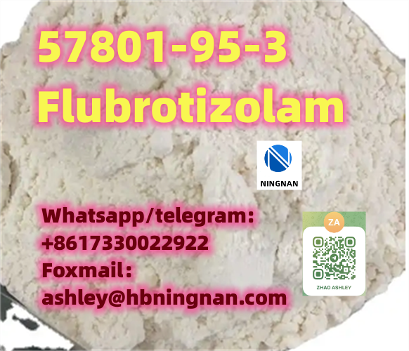 cas 57801-95-3  Flubrotizolam excellent quality/High quality Pharmaceutical intermediate รูปที่ 1