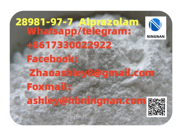 cas 28981-97-7   Alprazolam superior quality Pharmaceutical intermediate รูปที่ 1