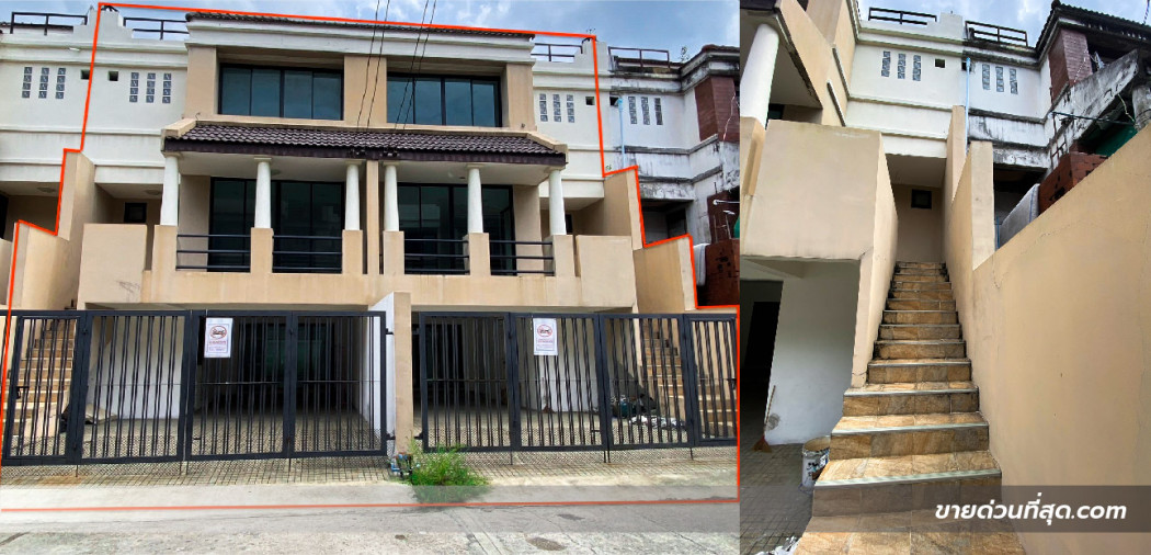 ขาย ทาวน์โฮม ขายทาวน์โฮม 3 ชั้น 2 ห้องติดกัน ซ.ลาดพร้าว 41 แยก 6-9 (ซ.ภาวนา 5) เนื้อที่ 32 ตร.ว. 384 ตรม. 32 ตร.วา รูปที่ 2
