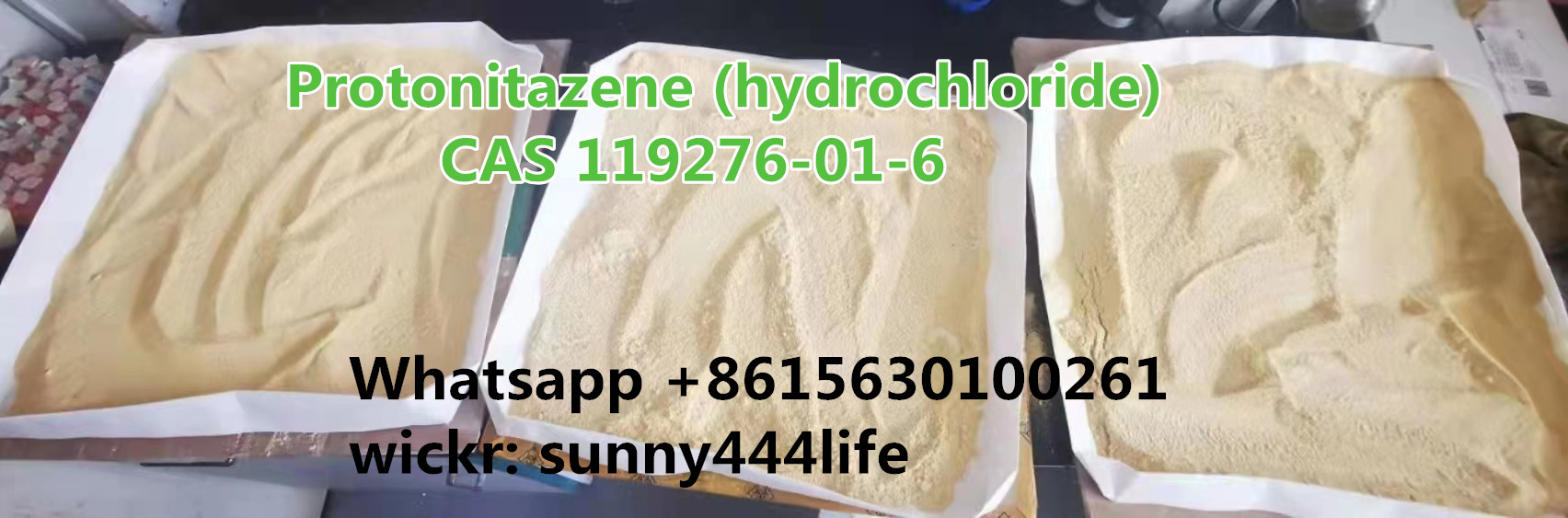 factory price Protonitazene (hydrochloride) CAS 119276-01-6 รูปที่ 1