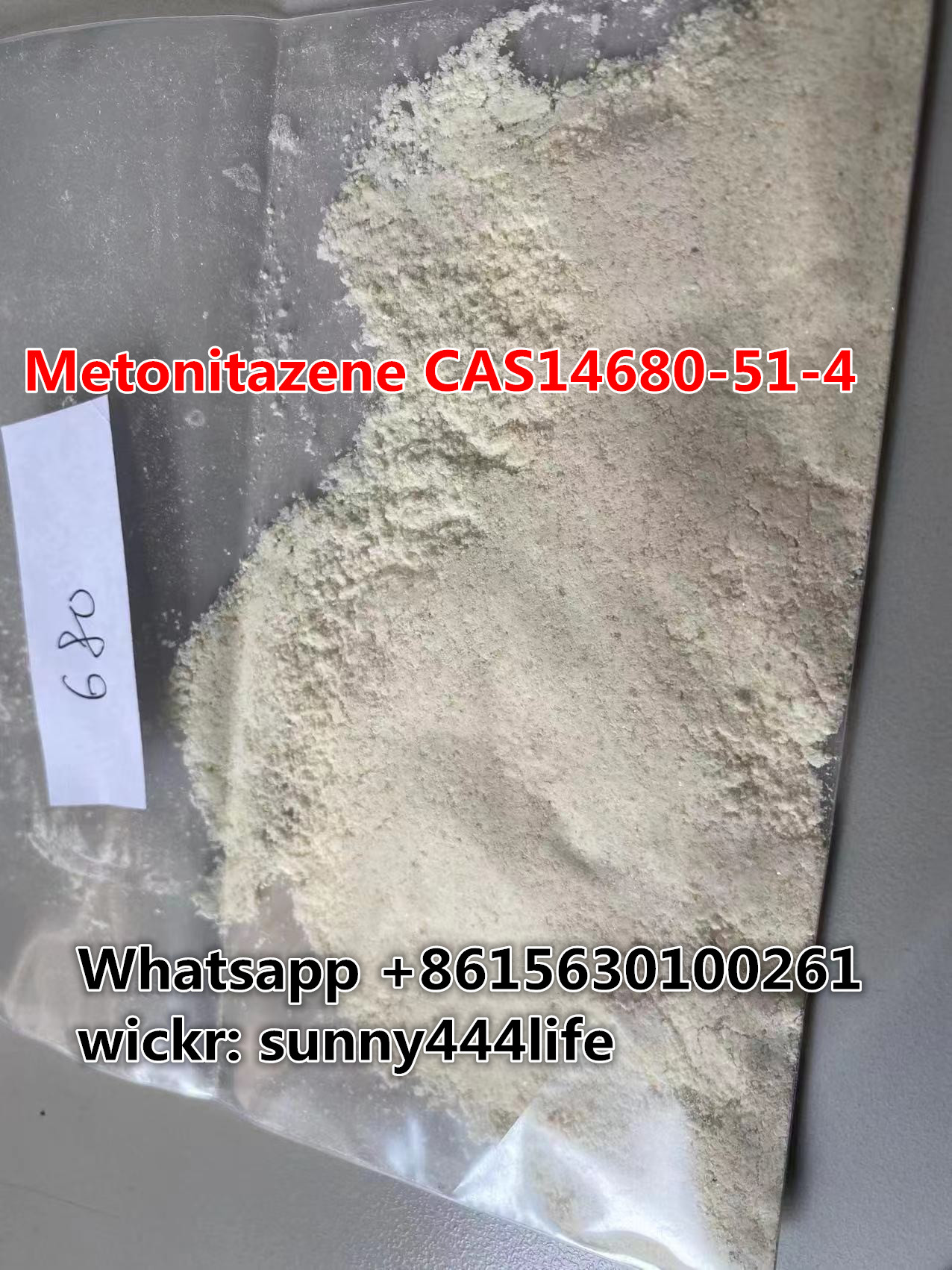 stock aviailable Metonitazene CAS14680-51-4 รูปที่ 1