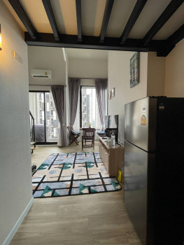 ห้เช่า คอนโด มีเครื่องซักผ้า Blossom Condo @ Fashion Beyond ห้อง Duplex รูปที่ 2