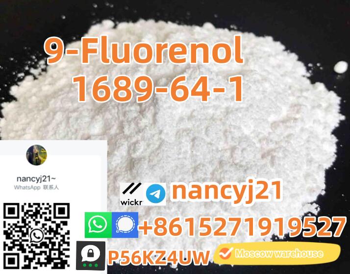9-Fluorenol 1689-64-1 C13H10O high quality factory supply Moscow warehouse  รูปที่ 1