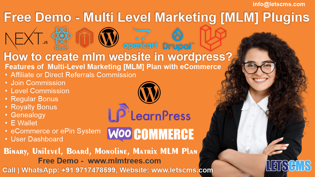 คุณสมบัติของเว็บไซต์อีคอมเมิร์ซ | การพัฒนาซอฟต์แวร์และบริการ MLM และเครือข่ายโดย LetCMS รูปที่ 1