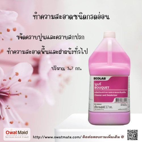 น้ำยาดับกลิ่นฆ่าเชื้อ บูเก้ Ecolab  รูปที่ 1