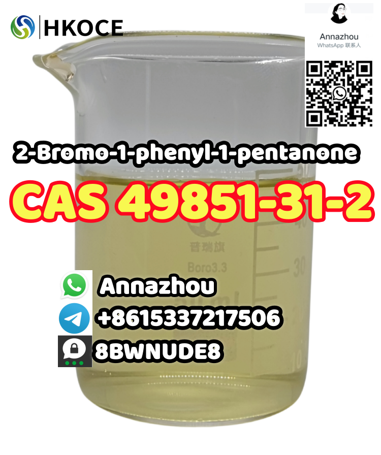 High Quality 2-Bromo-1-phenyl-1-pentanone Cas 49851-31-2 รูปที่ 1