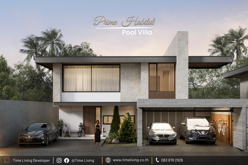 ขาย บ้านเดี่ยว Luxury Pool Villa ที่ดินขนาดใหญ่ - ใกล้อ่างมาบประชัน รูปที่ 1