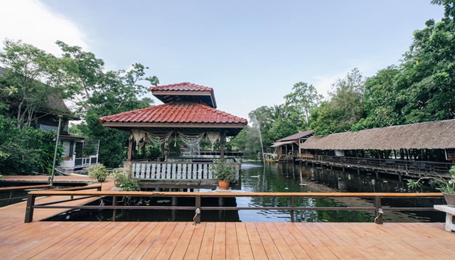 มหิดล ศาลายาขายที่ดิน-เรือนไทย-เรือนแต่งงาน คาเฟ่กาแฟ-ร้านอาหาร 10.5 ไร่ 199 ล้านบาท บางใหญ่ นนทบุรี สตูดิโอ ตลาดกิเลน วัดต้นเชือก รูปที่ 1