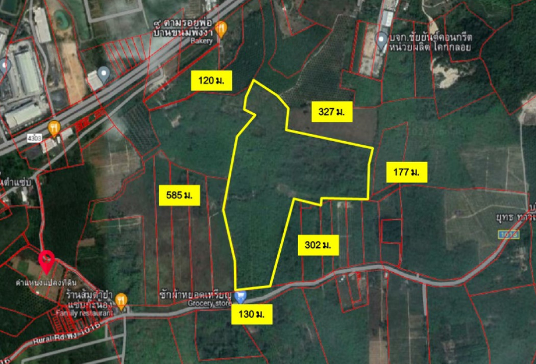 ขาย ที่ดิน ติดถนน โยธาธิการพังงา 2016 ขนาด 105 ไร่ 41.8 ตร.วา เหมาะทำการค้า รูปที่ 6