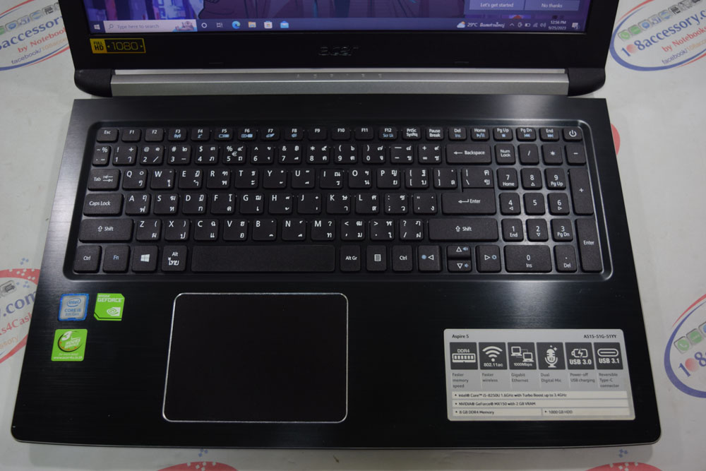 ขาย Acer Aspire 5 จอ 15.6 FullHD สเปค Core i5 Gen8 RAM8 การ์ดจอ Nvidia 2GB เครื่องสวย รูปที่ 6