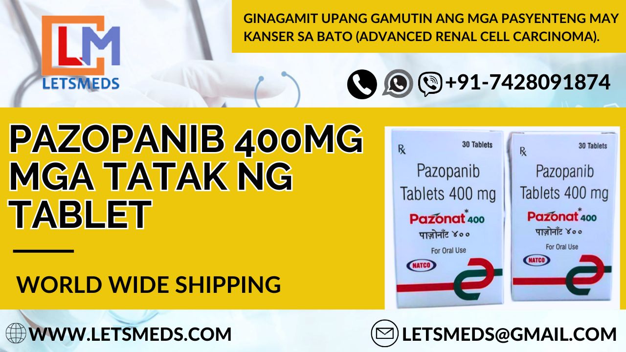 Buy Generic Pazopanib 400mg tablets at lowest price Thailand  รูปที่ 1