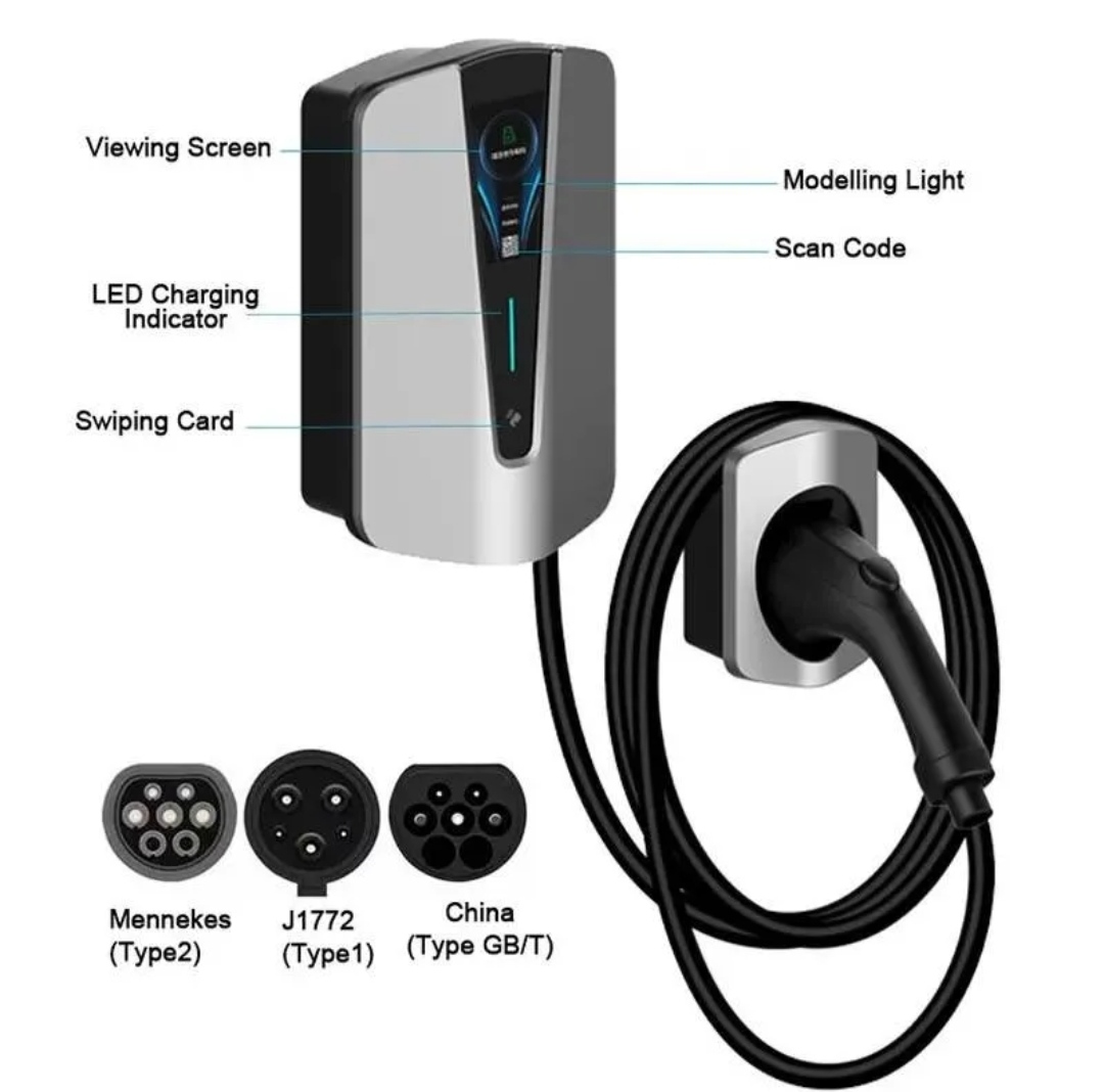 Ampalเครื่องชาร์จรถยนต์ไฟฟ้า7kw1เฟส รูปที่ 4