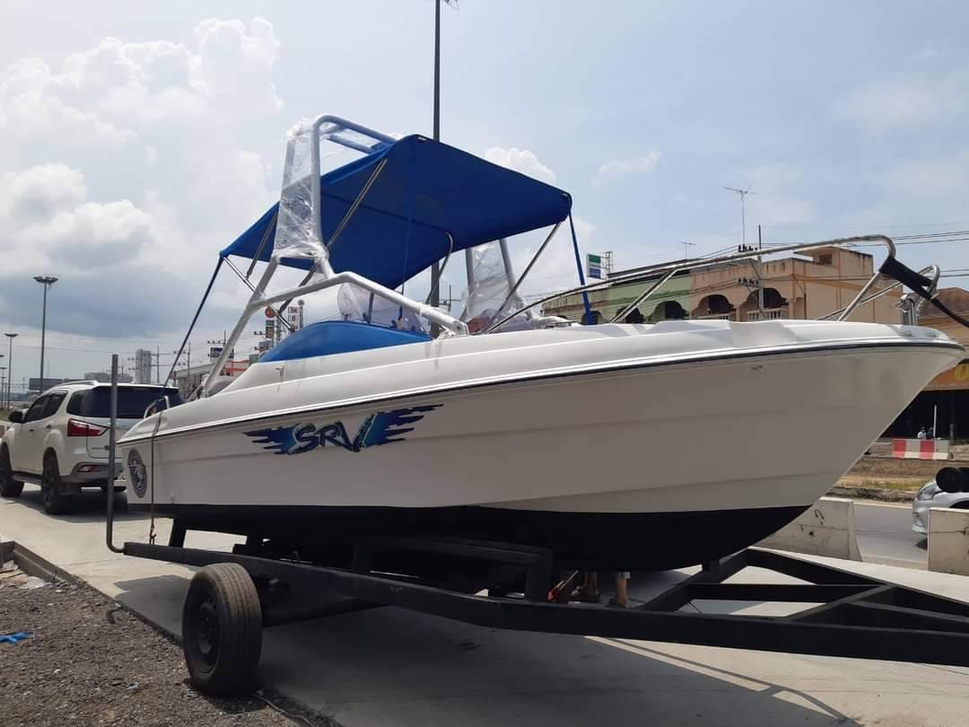 ขายเรือ YAMAHA SRV 20ฟุต + เครื่อง YAMAHA 2จังหวะ V4 115แรงม้า รวมเทเลอร์   รูปที่ 3