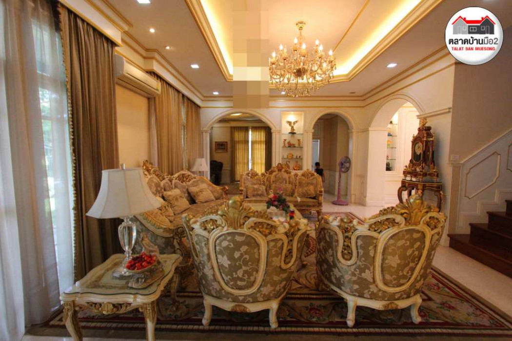 ขาย บ้านเดี่ยว คฤหาสน์หลังใหญ่ พร้อมเฟอร์นิเจอร์ เดอะ แกรนด์ พระราม 2 ดิ ไอซ์แลนด์ 500 ตรม. 2 งาน 24.5 ตร.วา รูปที่ 10