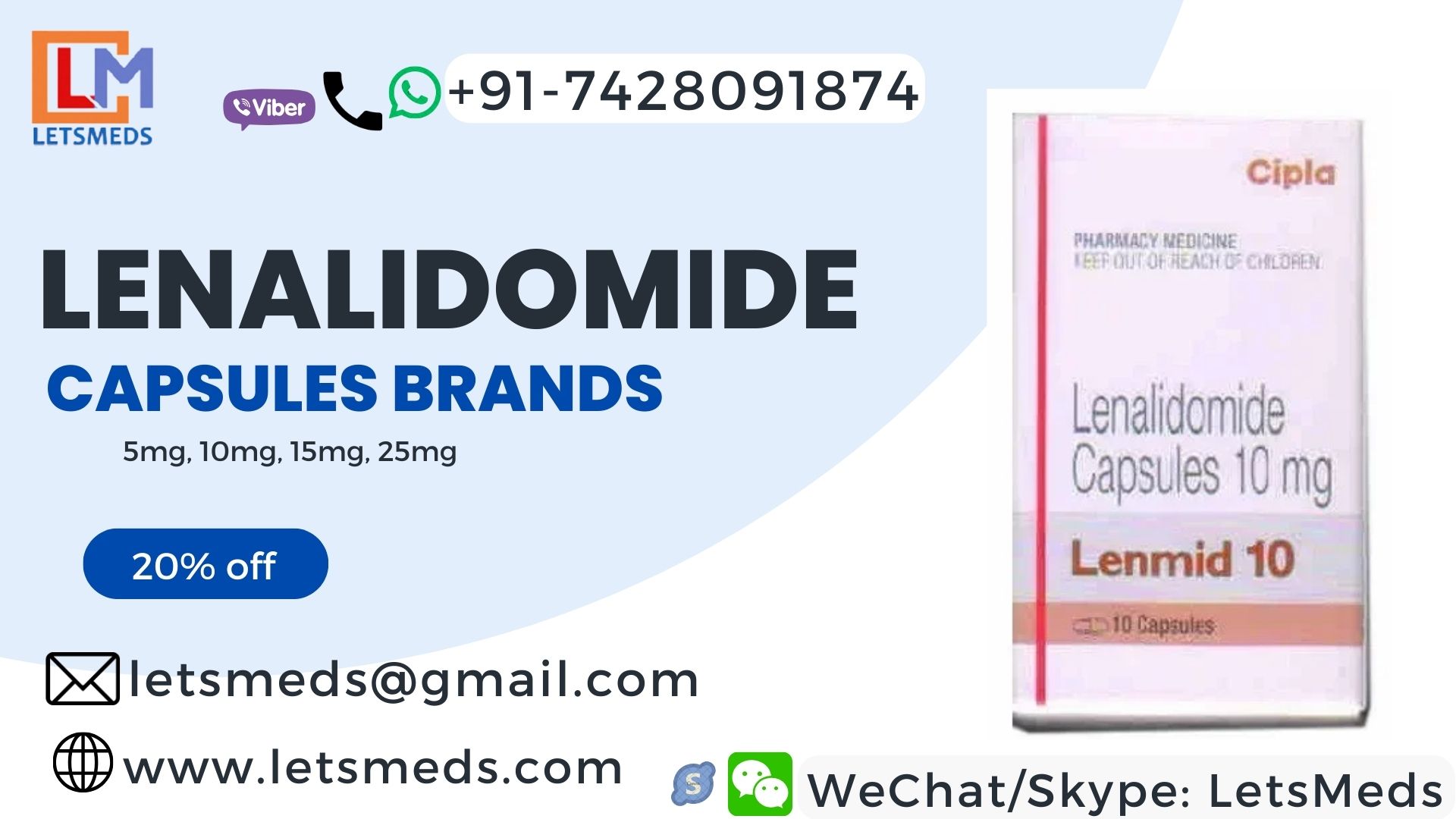 Purchase Lenalidomide 10mg Capsules at lowest Price Thailand รูปที่ 2