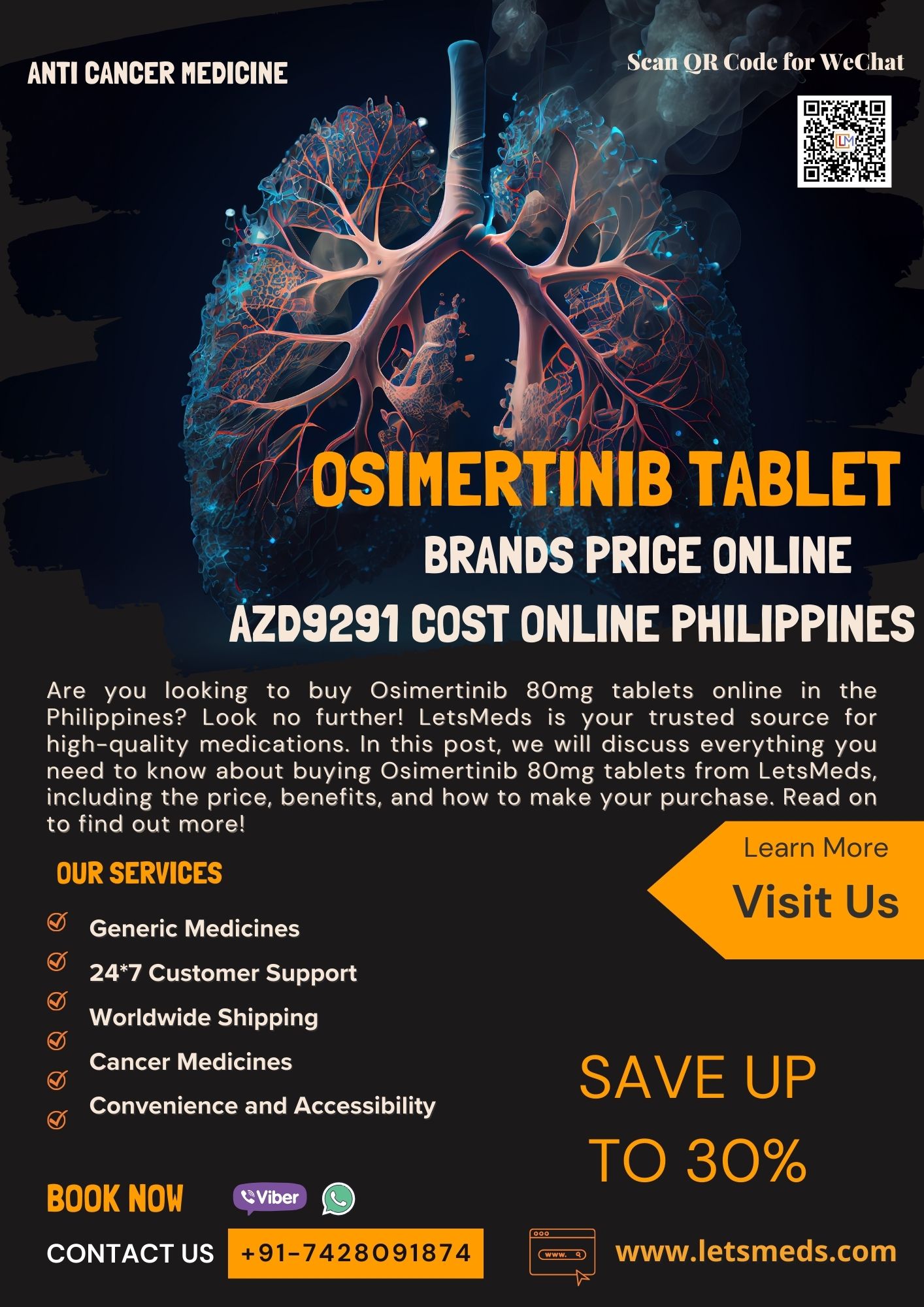 Osimertinib Tablet Brands Online Cost Philippines รูปที่ 1