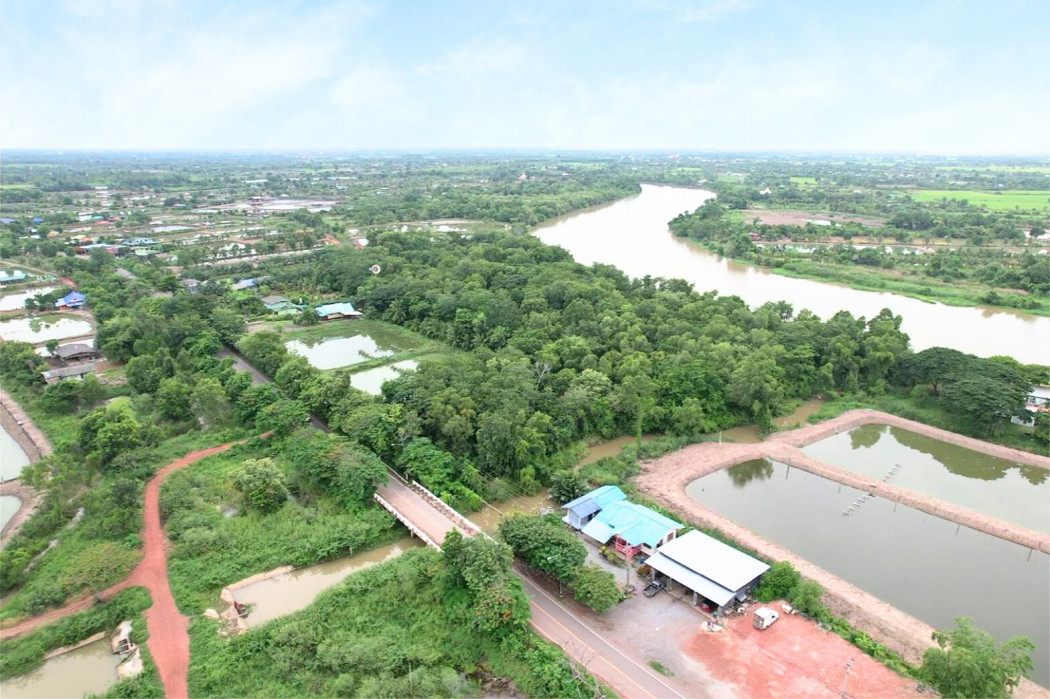 ขายที่ดินแปลงสวยติดแม่น้ำบางปะกงใกล้ตัวเมืองบางคล้า เนื้อที่ 25 ไร่ บรรยากาศดีวิวสวย180องศาหน้าที่ดินกว้าง 300 เมตรติดถนนลาดยางจ.ฉะเชิงเทรา รูปที่ 5