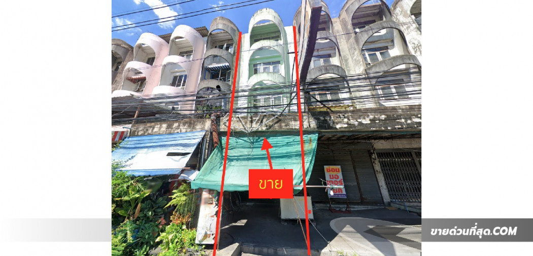 ขายอาคารพาณิชย์ 4 ชั้น แฮปปี้แลนด์ ซ.2 ใกล้เดอะมอลล์บางกะปิ  เนื้อที่ 19 ตร.ว. 304 ตรม. รูปที่ 3