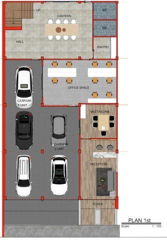 ให้เช่าโฮมออฟฟิศ 4 ชั้น สร้างใหม่ ใกล้รถไฟฟ้าสถานีศรีนุช ซ.อ่อนนุช 70ทับ1 พื้นที่ 900 ตรม ขนาด 4 ห้องนอน 9 ห้องน้ำ รูปที่ 1