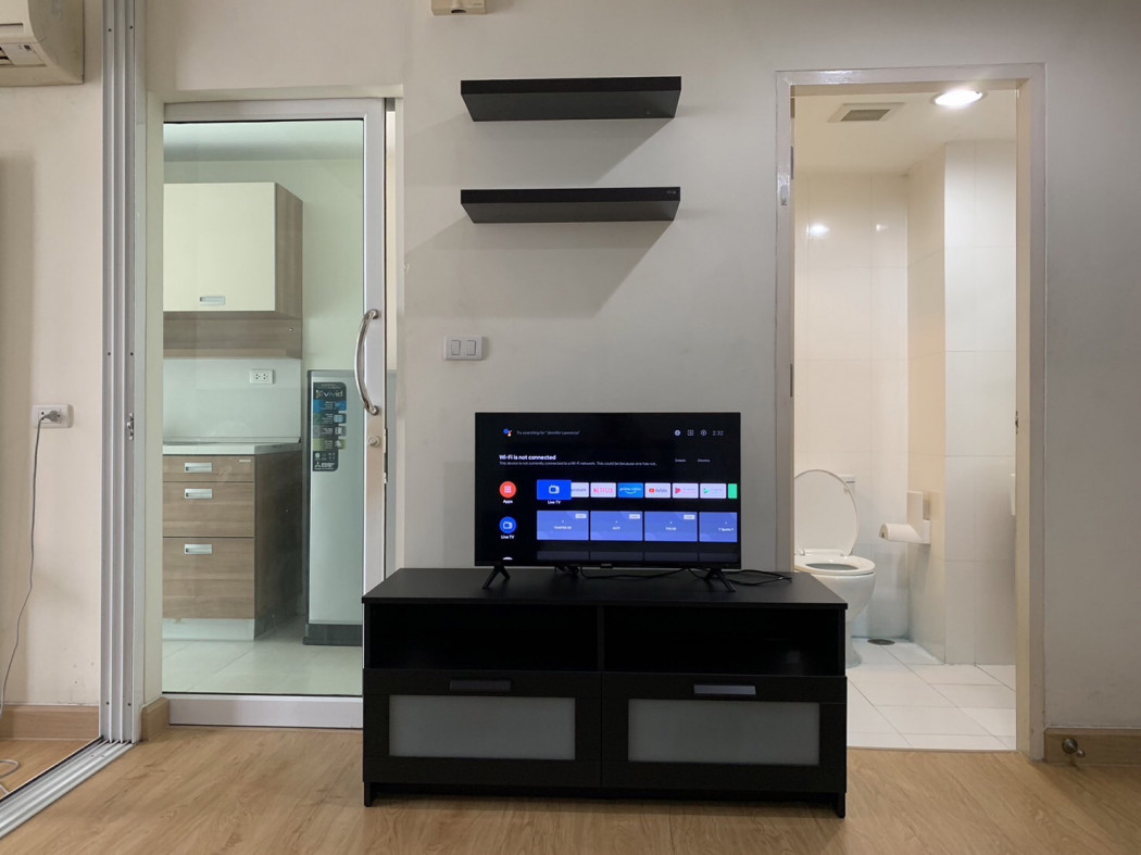 ให้เช่า คอนโด ห้องกว้าง เดอะ ฟายน์ แอท ริเวอร์ คอนโดมิเนียม 35 ตรม. ครัวแยก มีประตูกั้น รูปที่ 3