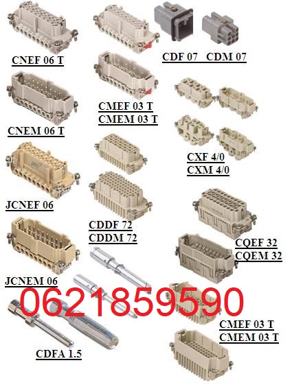 Multi pole connector IP68 ILME.Kugdong ddk wain phoneix รูปที่ 3
