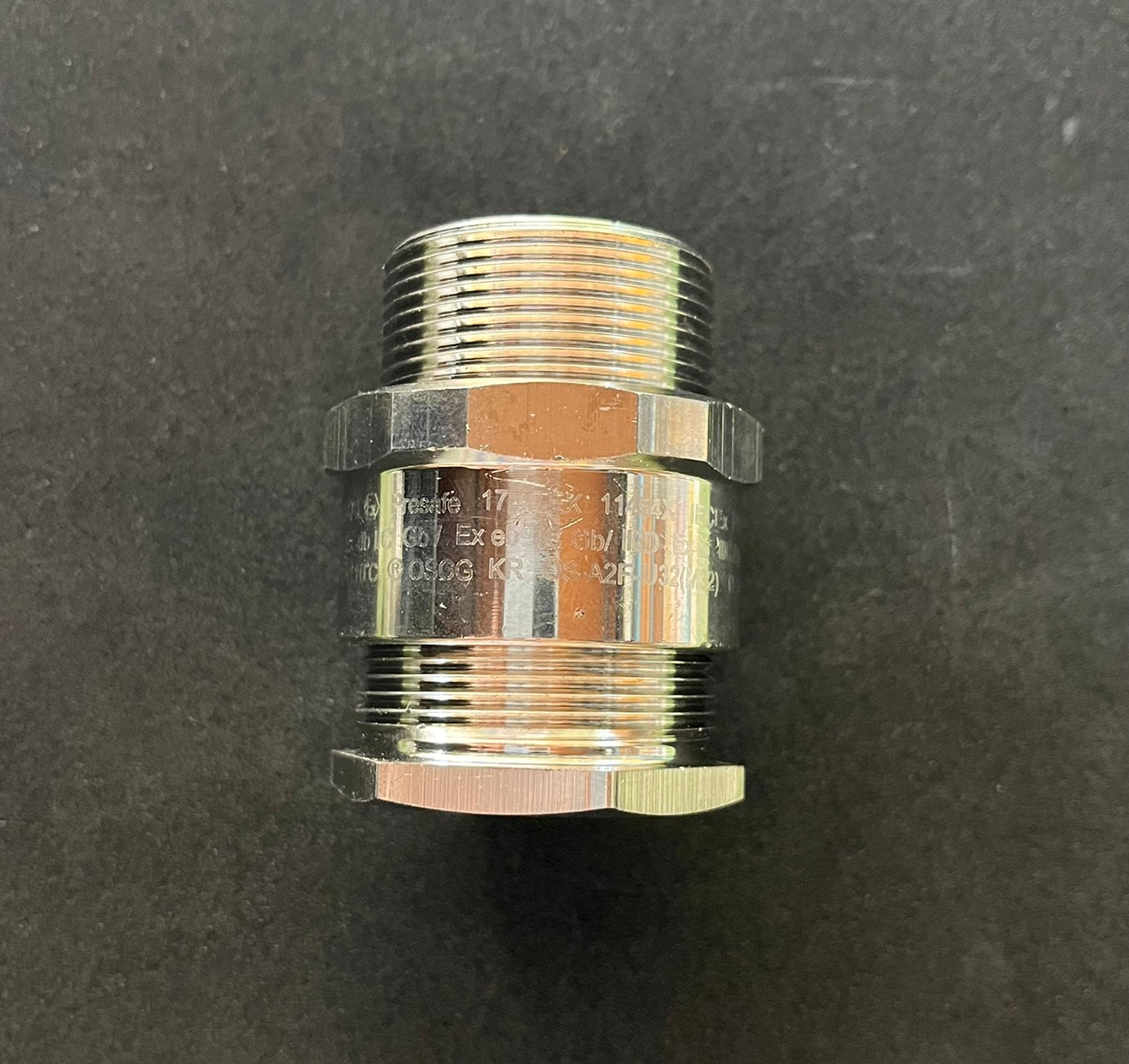 OSCG cable gland โลหะกันน้ำ Nickel brass stainless  รูปที่ 3