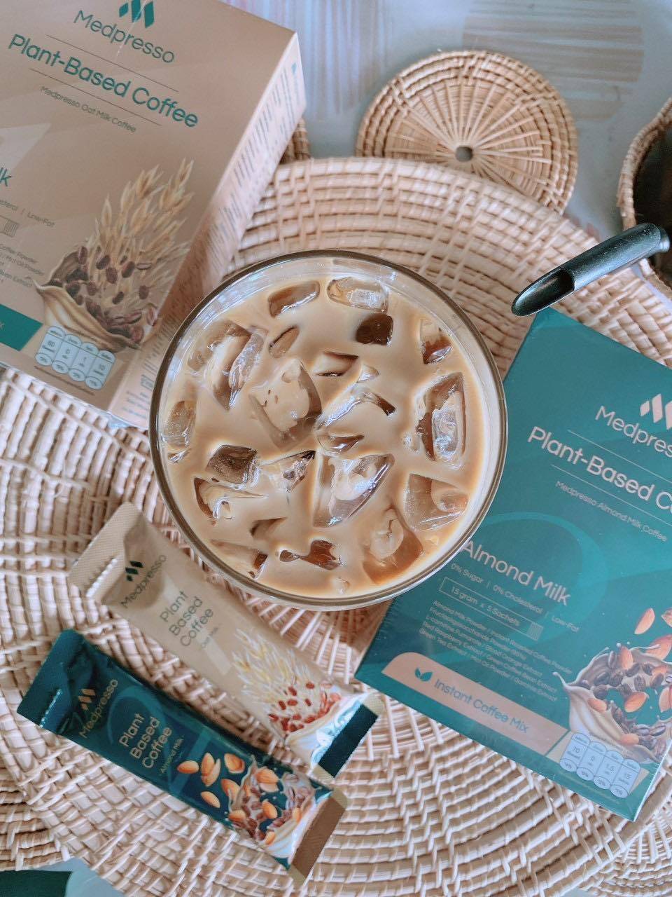 Medpresso plant-Bese coffee กาแฟนมพืชเพื่อสุขภาพ ไม่มีน้ำตาล ไม่มีคอเลสเตอรอล คุมความหิว ลดความอยากอาหาร  เร่งการเผาผลาญไขมัน รูปที่ 5