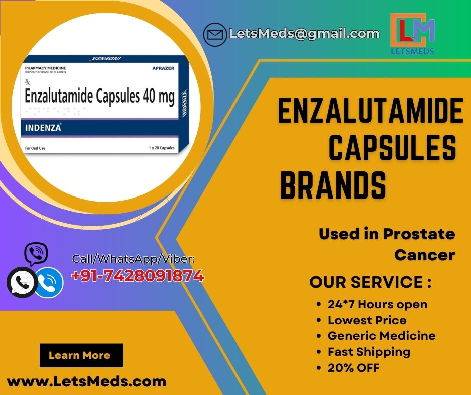 Buy Enzalutamide 40MG Capsules Online at Lowest Price UK รูปที่ 1
