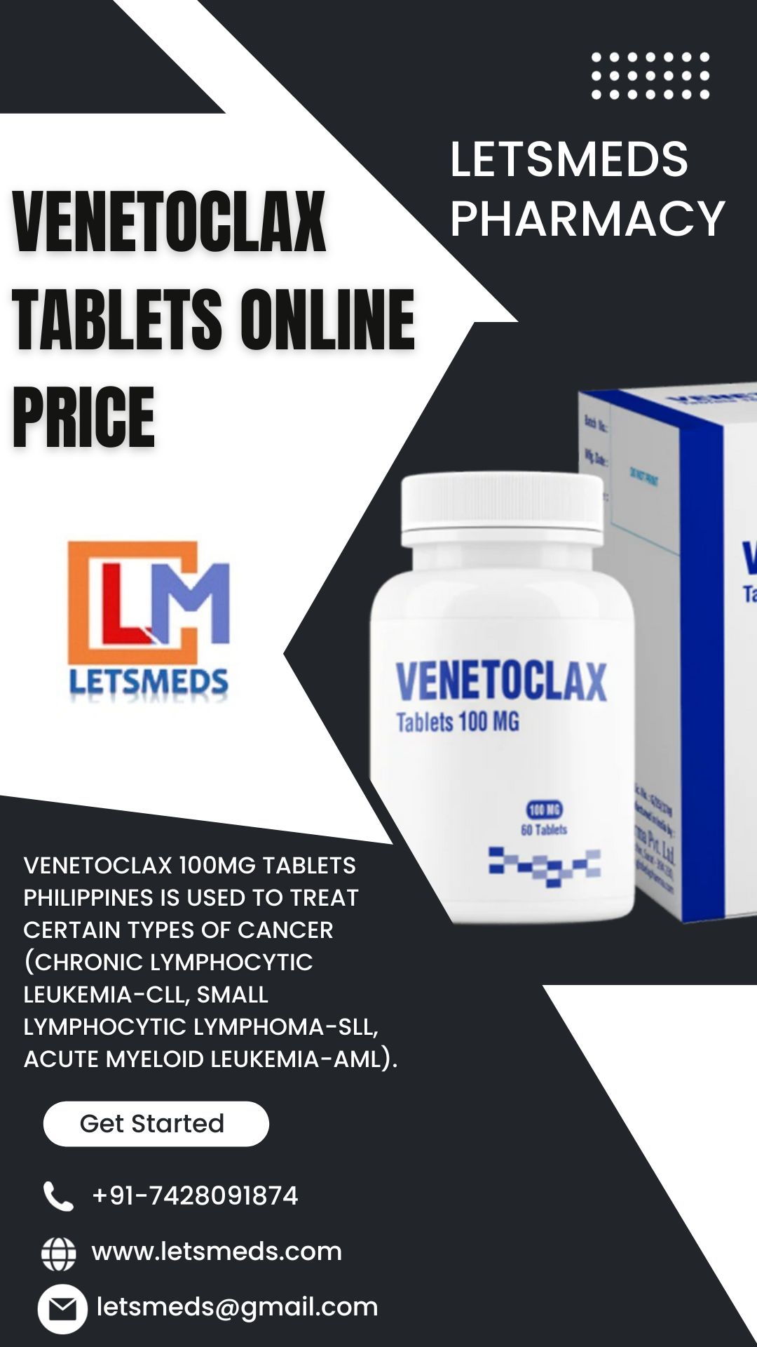 Buy Indian Venetoclax Tablets Lowest Cost Philippines, Malaysia, UAE รูปที่ 1