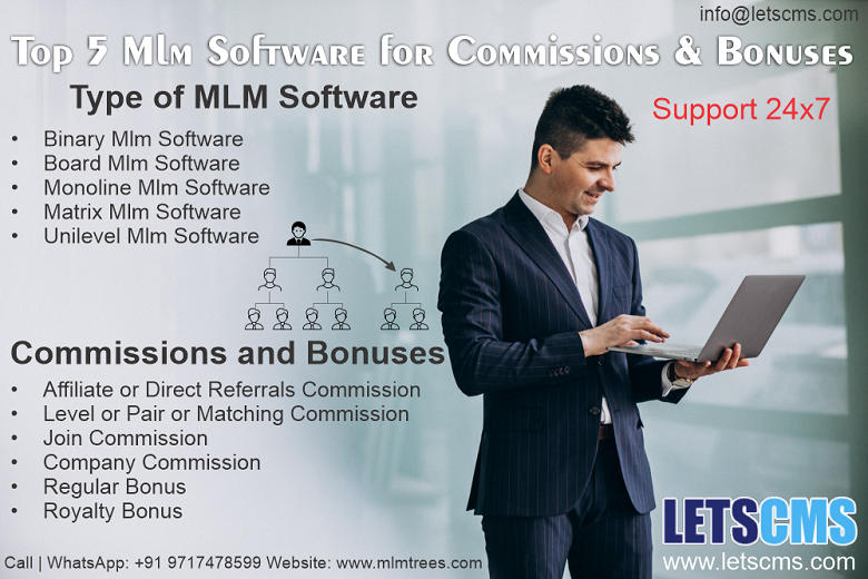 ซอฟต์แวร์การตลาดหลายระดับ (MLM) 5 อันดับแรกสำหรับค่าคอมมิชชันและโบนัส รูปที่ 1