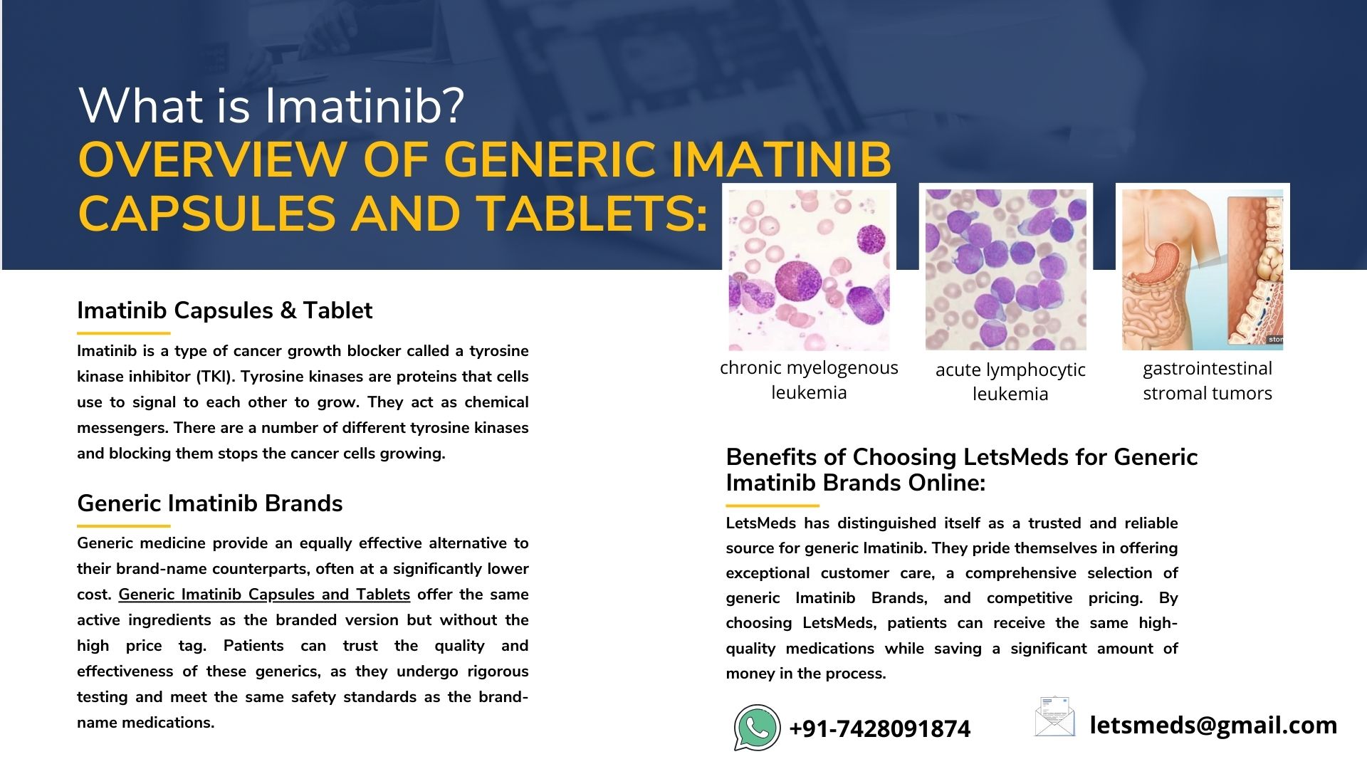 Discover Affordable Generic Imatinib Tablets at LetsMeds รูปที่ 3