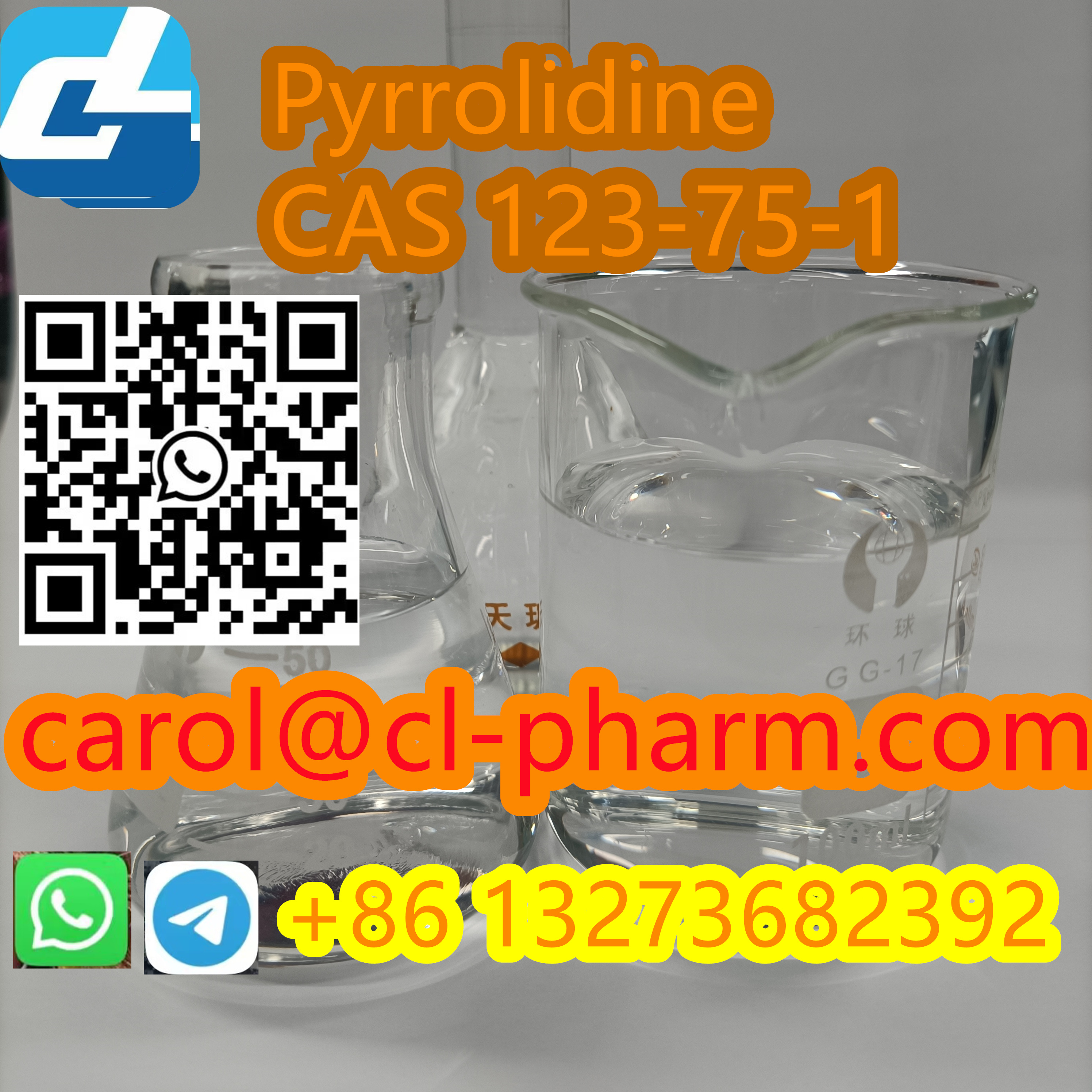 รูปภาพ Factory Supply Pyrrolidine CAS 123-75-1 with Best Price In Russia In Kazakhstan