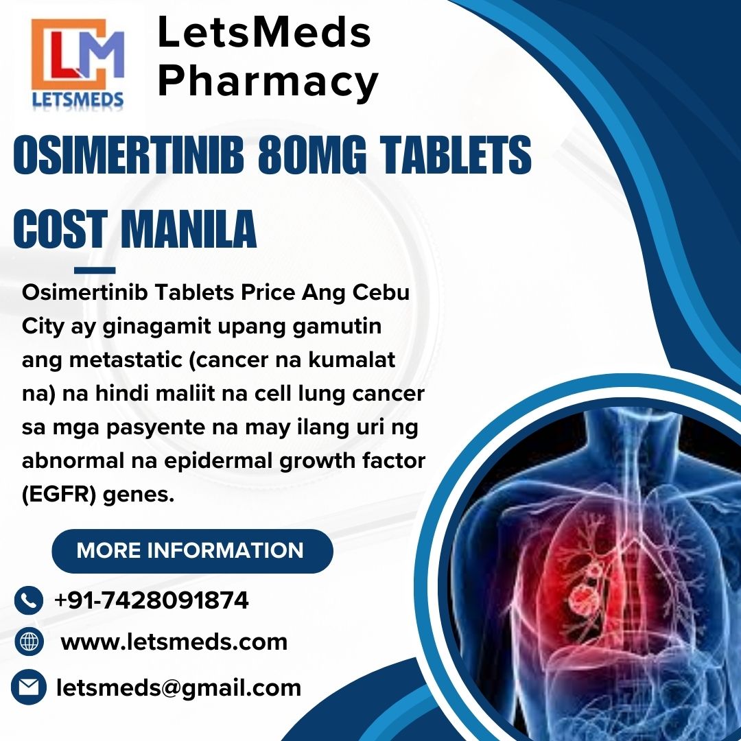 Buy Indian Osimertinib 80mg Tablets Lowest Cost Philippines, Malaysia, UAE รูปที่ 1
