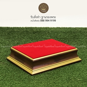 ฐานรองพระ ใบบุญเฟอร์นิเจอร์ ฐานรองพระ แท่นวางพระ ฐานพระพุทธรูป  ฐานรองพระสวยๆ  https://www.facebook.com/baibunfurniture ติดต่อ 0889949199 ฐานรองพระ ใบบุญเฟอร์นิเจอร์ รูปที่ 4