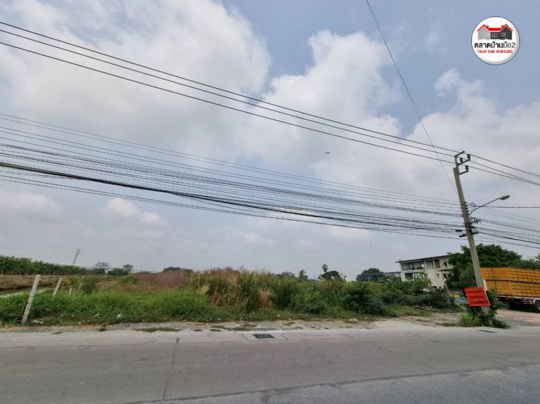 ขาย ที่ดิน ที่ดินเปล่าติดถนนซอยธนะสิทธิ์บางปลา 1900 ตรม. 4 ไร่ 3 งาน 45 ตร.วา .. รูปที่ 11