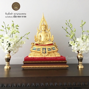ฐานรองพระ ใบบุญเฟอร์นิเจอร์ ฐานรองพระ แท่นวางพระ ฐานพระพุทธรูป  ฐานรองพระสวยๆ  https://www.facebook.com/baibunfurniture ติดต่อ 0889949199 ฐานรองพระ ใบบุญเฟอร์นิเจอร์ รูปที่ 3