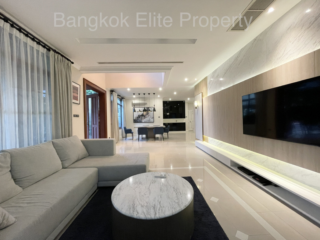 ให้เช่าบ้านเดี่ยว นาราสิริ พัฒนาการ ใกล้ Airport link หัวหมาก 4 ห้องนอน รับสัตว์เลี้ยง รูปที่ 3