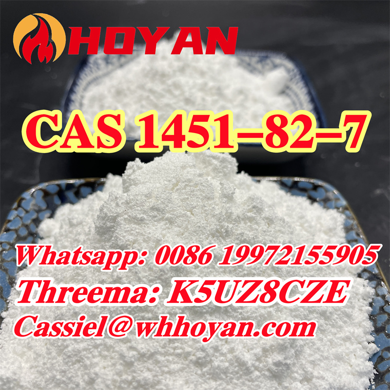 From China reliable supplier CAS 1451-82-7 2-bromo-4-methylpropiophenone BMK PMK With Lowest offer รูปที่ 1