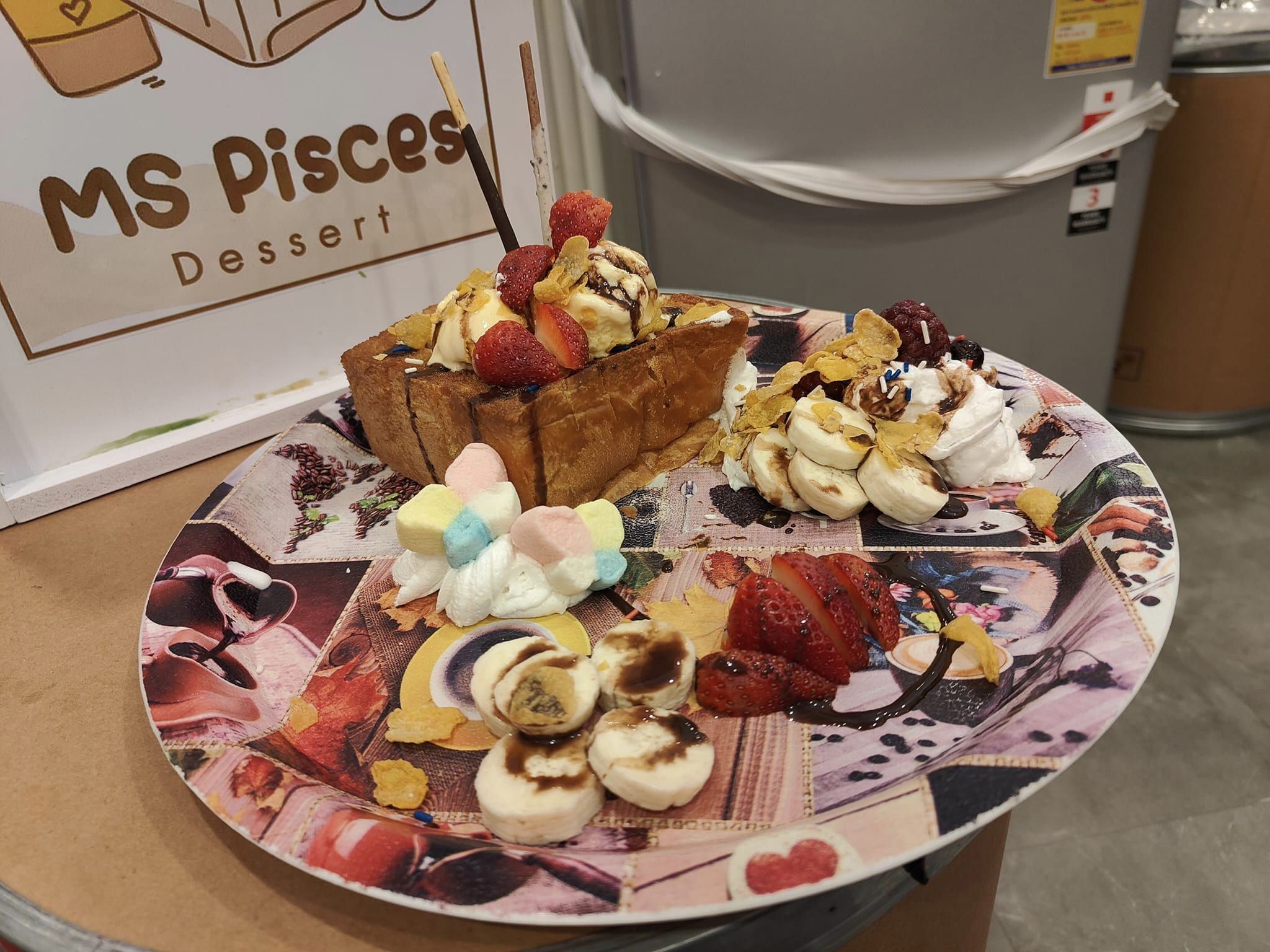 MS Pisces Dessert คาเฟ่นั่งชิว ซอยพหลโยธิน 30 มีทั้งเครื่องดื่ม กาแฟ โกโก้ ชาเชียว ชานมบราวน์ชูก้าร์  น้ำโซดา ขนมหวาน วาฟเฟิลฮ่องกง ฮันนี่โทสต์ รูปที่ 7