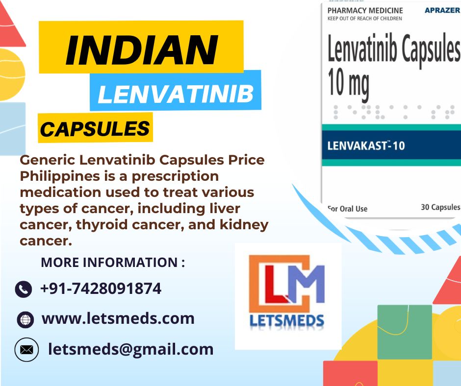 Purchase Indian Lenvatinib Capsules Online Dubai Philippines Singapore รูปที่ 1