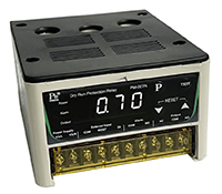 PM-007N : Dry Run and Load Protection Relay เป็นอุปกรณ์ป้องกัน Load ของ Motor เช่น ปั๊มน้ำไม่ให้เดินตัวเปล่า โดยไม่มีน้ำเพราะจะทำให้ปั๊มเสียหาย หรือป้องกันเกียร์ของ Motor ไม่ให้เสียหาย เมื่อรับโหลดที่มากกว่าปกติ เลือกแสดงผลได้ทั้ง PF  (Cos Ø) หรือ กระแส Amp  แสดงผล 7-Segment 4 LED หลัก ใช้ได้ทั้ง 1 Phase และ 3 Phase Motor รูปที่ 1