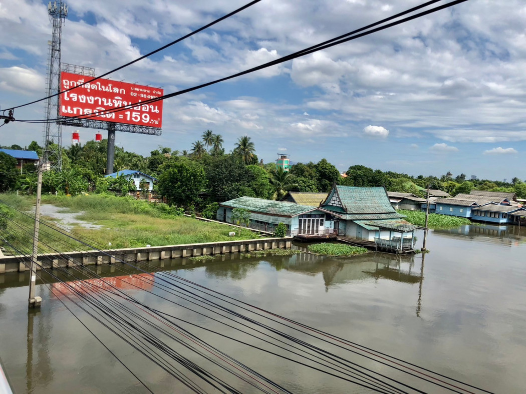 ขาย ที่ดิน ที่ดินการค้าคุณภาพ ติดแม่น้ำ และ ติดถนนราชพฤกษ์  - 2 งาน 77 ตร.วา มีเขื่อนคอนกรีตพร้อม รูปที่ 5