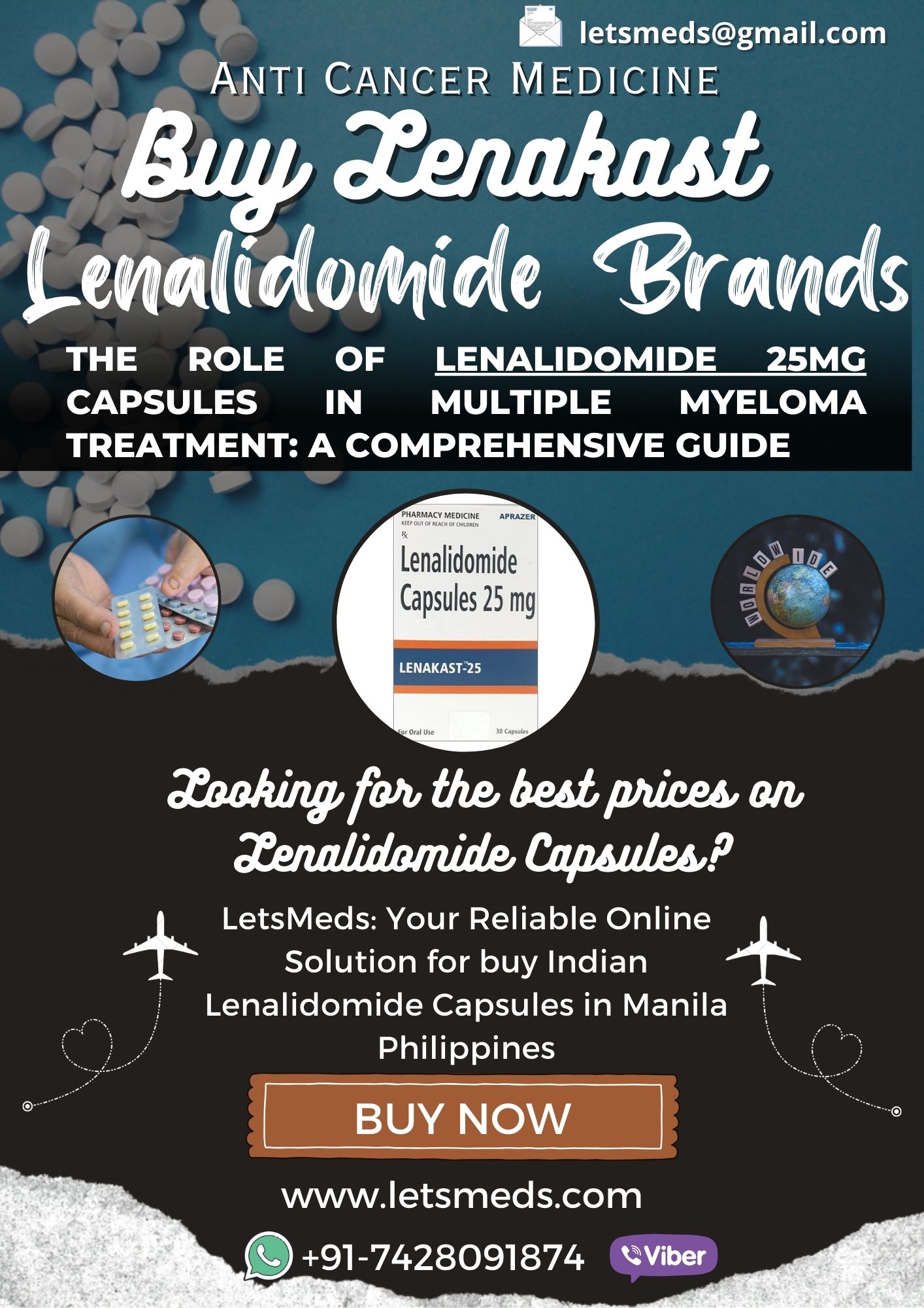 Looking for affordable alternatives to Lenalidomide 25mg Capsules รูปที่ 1