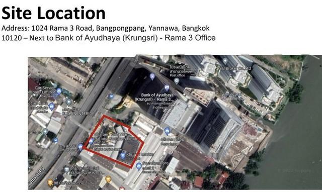 EPL-BR0033 ให้เช่าอาคาร 3 อาคาร ติดริมถนนใหญ่พระราม 3  บนที่ดิน 3 ไร่  พื้นที่อาคารทั้งหมดประมาณ 5,000 ตรม. ที่จอดรถ 80 คัน เหมาะทำสำนักงาน  รูปที่ 1