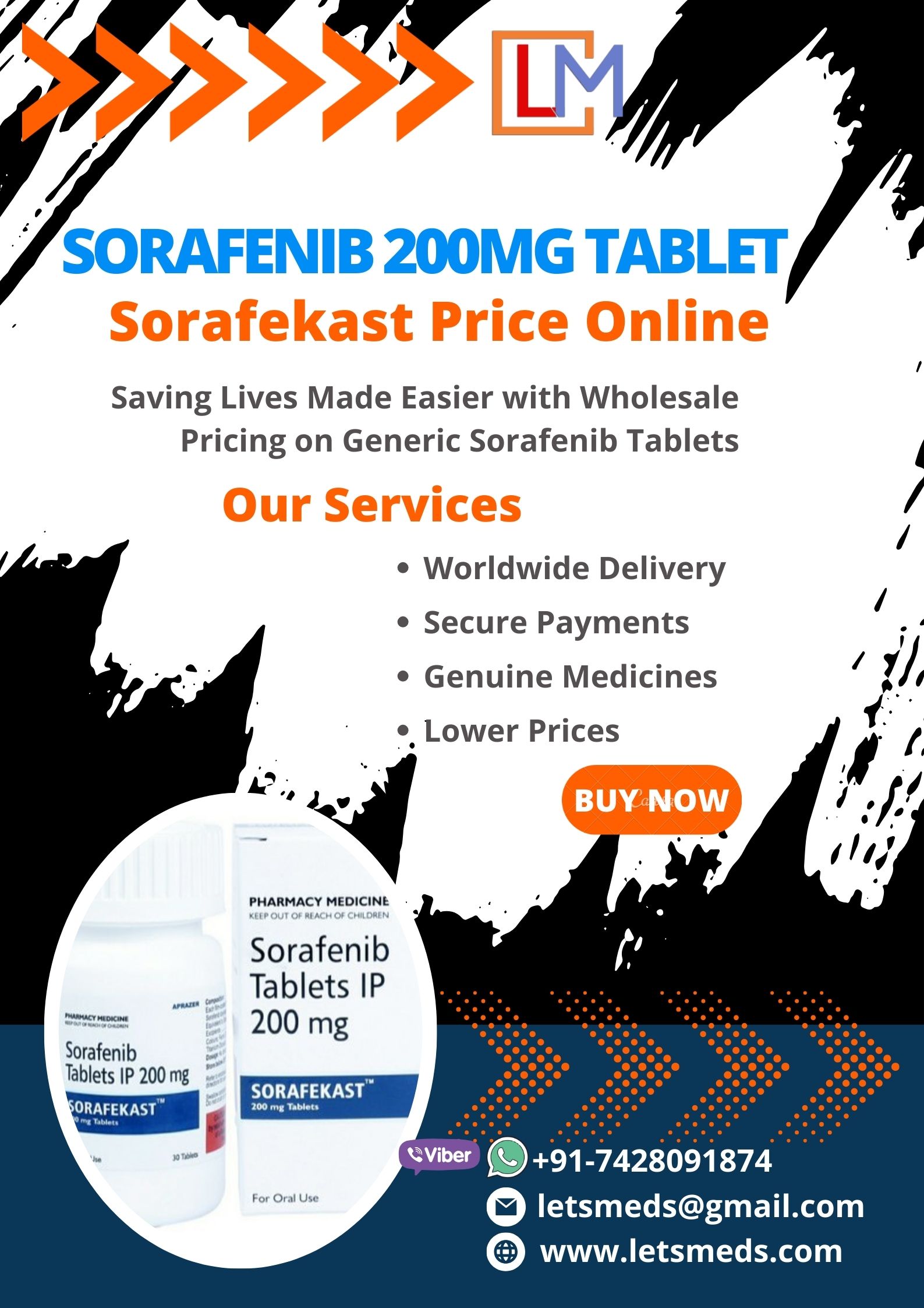  Where to Buy Sorafenib 200mg Sorafekast Tablet at Wholesale Prices รูปที่ 1