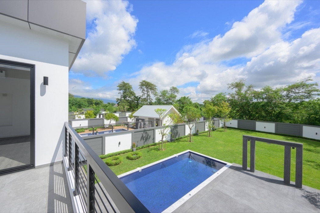ขาย บ้านเดี่ยว Pool villa สร้างใหม่ พร้อมอยู่ บ้านวังตาล 330 ตรม. 145.4 ตร.วา ทำเลใกล้เมืองเชียงใหม่ รูปที่ 7
