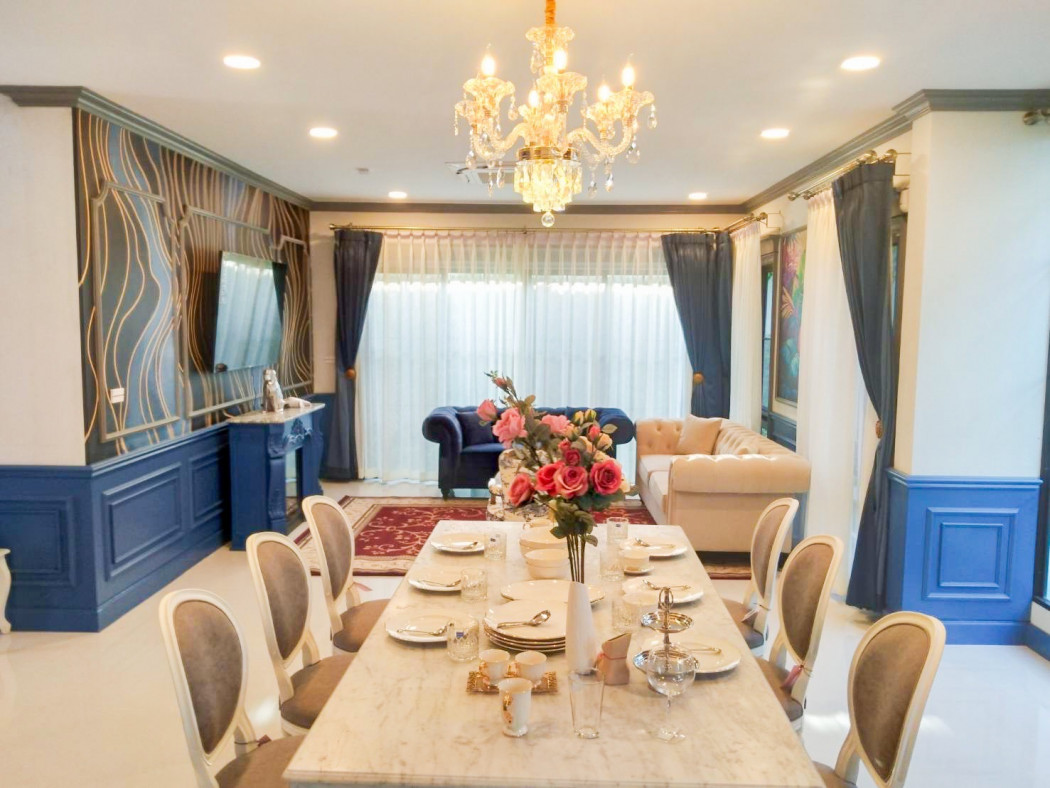 ให้เช่าบ้าน Luxury นันทวัน พระราม9 กรุงเทพกรีฑาตัดใหม่ แปลงมุม 4 นอน รูปที่ 4
