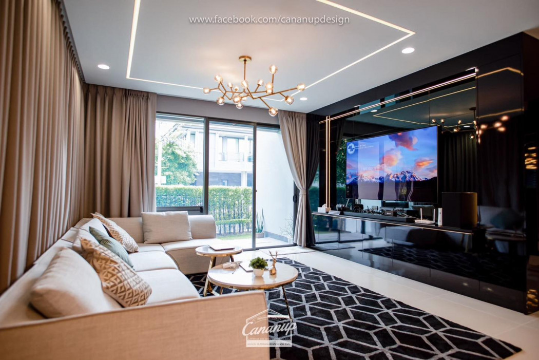 ให้เช่า บ้านเดี่ยว Luxury เศรษฐสิริ กรุงเทพกรีฑา 2 แปลงมุม ติดสวน 4 ห้องนอน รูปที่ 2