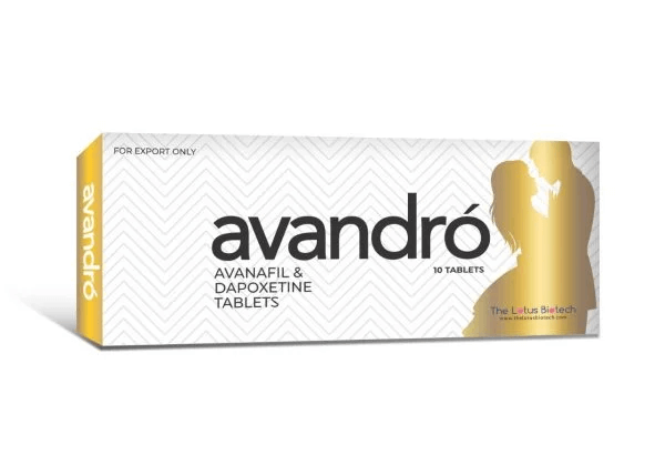 Avandro Tablets - การผสมผสานที่ล้ำสมัยของ Avanafil กับ Dapoxetine รูปที่ 1